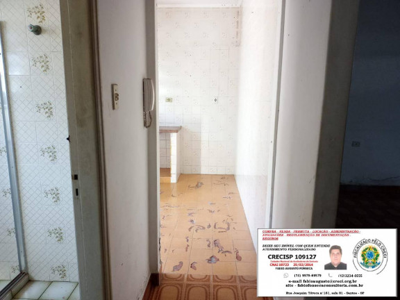 Imagem Apartamento com 2 Quartos à Venda, 52 m² em Aparecida - Santos