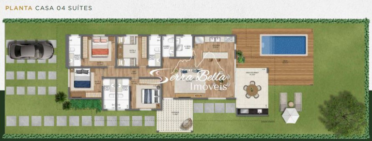 Imagem Casa com 4 Quartos à Venda, 146 m² em Itaipava - Petrópolis Imagem Casa com 4 Quartos à Venda, 146 m² em Itaipava - Petrópolis