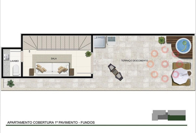 Cobertura com 1 Quarto à Venda, 25 m² em Sagrada Família - Belo Horizonte