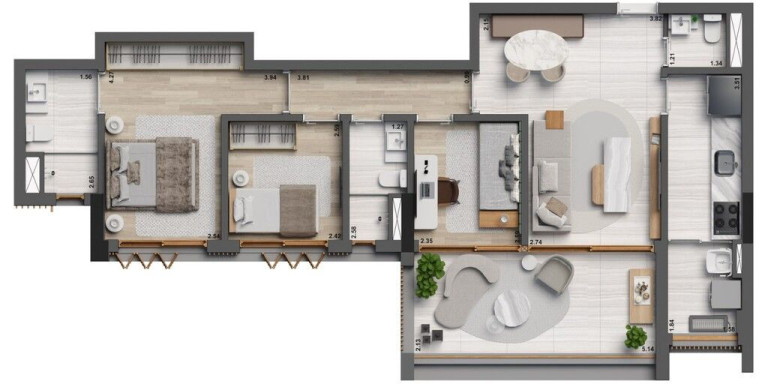 Imagem Apartamento com 3 Quartos à Venda, 132 m² em Jardim Paulista - São Paulo