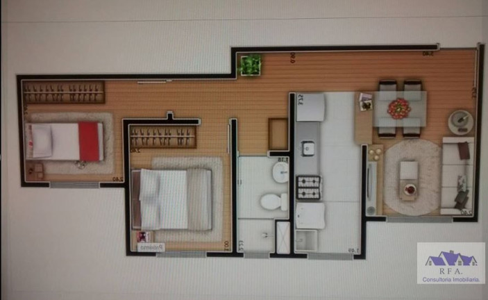 Imagem Apartamento com 2 Quartos à Venda, 45 m² em Jardim São João (jaraguá) - São Paulo