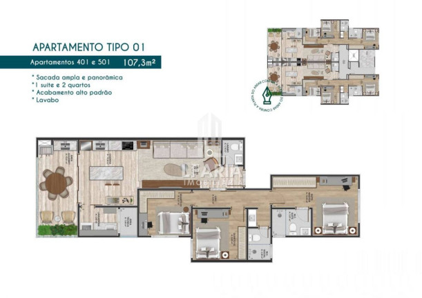 Imagem Apartamento com 3 Quartos à Venda, 108 m² em Rainha Do Mar - Itapoá