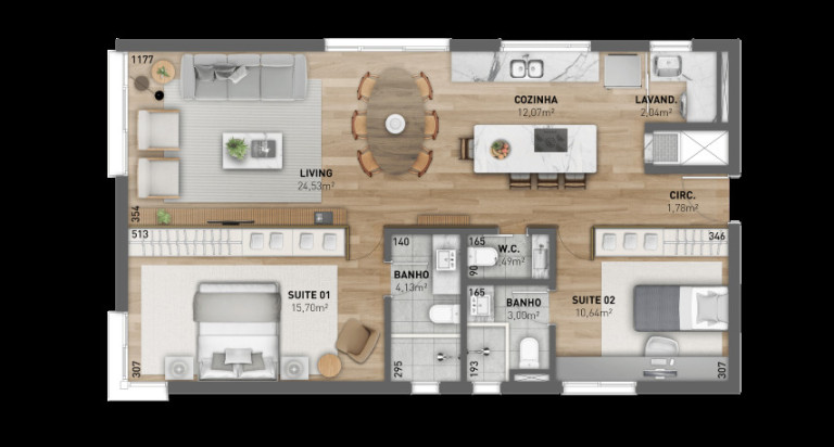 Imagem Apartamento com 2 Quartos à Venda, 87 m² em Auxiliadora - Porto Alegre