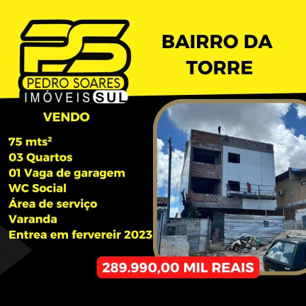 Apartamento com 3 Quartos à Venda, 75 m² em Torre - João Pessoa