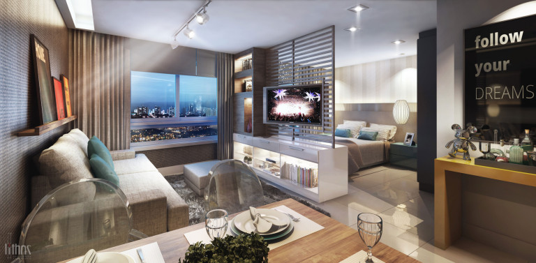 Imagem Apartamento com 1 Quarto à Venda, 50 m² em Centro - Torres