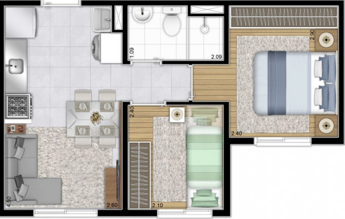 Imagem Apartamento com 2 Quartos à Venda, 32 m² em Vila Curuçá - São Paulo Imagem Apartamento com 2 Quartos à Venda, 32 m² em Vila Curuçá - São Paulo