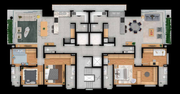 Imagem Apartamento com 3 Quartos à Venda, 123 m² em Mont Serrat - Porto Alegre