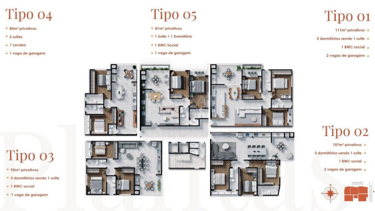 Imagem Apartamento com 2 Quartos à Venda, 81 m² em Gravatá - Navegantes Imagem Apartamento com 2 Quartos à Venda, 81 m² em Gravatá - Navegantes