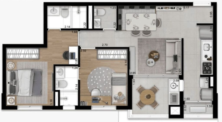 Imagem Apartamento com 3 Quartos à Venda, 92 m² em Vila Osasco - Osasco Imagem Apartamento com 3 Quartos à Venda, 92 m² em Vila Osasco - Osasco