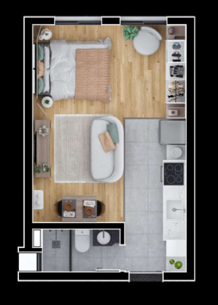 Imagem Apartamento com 2 Quartos à Venda, 61 m² em água Verde - Curitiba Imagem Apartamento com 2 Quartos à Venda, 61 m² em água Verde - Curitiba