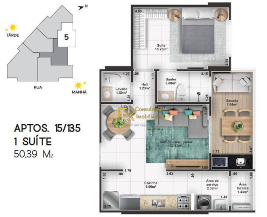 Imagem Apartamento com 1 Quarto à Venda, 59 m² em Vila Guilhermina - Praia Grande