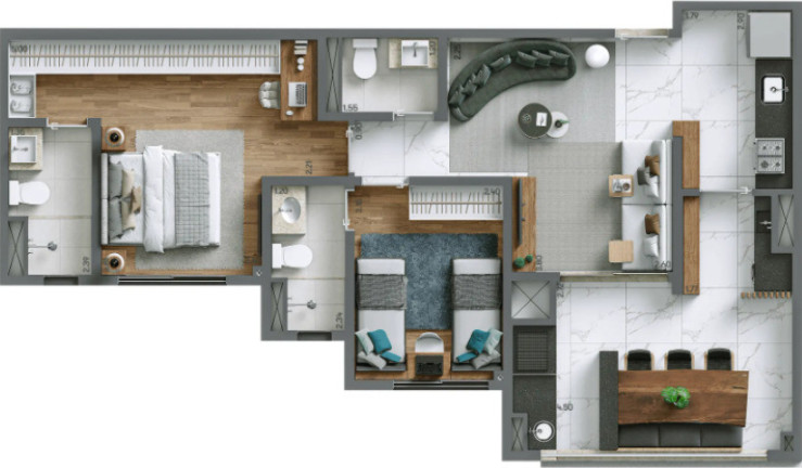 Imagem Apartamento com 3 Quartos à Venda, 125 m² em Alto Do Ipiranga - São Paulo