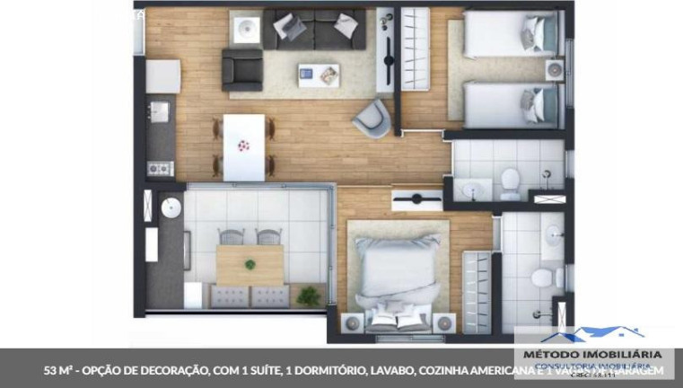 Imagem Apartamento com 2 Quartos à Venda, 53 m² em Moema - São Paulo