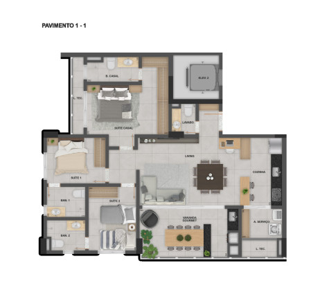Imagem Apartamento com 3 Quartos à Venda, 120 m² em Morada Da Colina - Uberlândia Imagem Apartamento com 3 Quartos à Venda, 120 m² em Morada Da Colina - Uberlândia