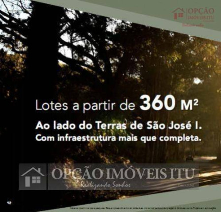 Imagem Terreno à Venda, 419 m² em Condomínio Residencial Una - Itu Imagem Terreno à Venda, 419 m² em Condomínio Residencial Una - Itu