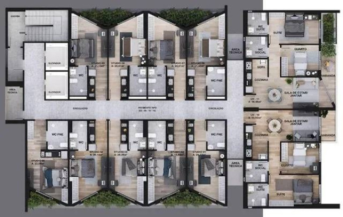 Imagem Apartamento com 2 Quartos à Venda, 53 m² em Manaíra - João Pessoa Imagem Apartamento com 2 Quartos à Venda, 53 m² em Manaíra - João Pessoa