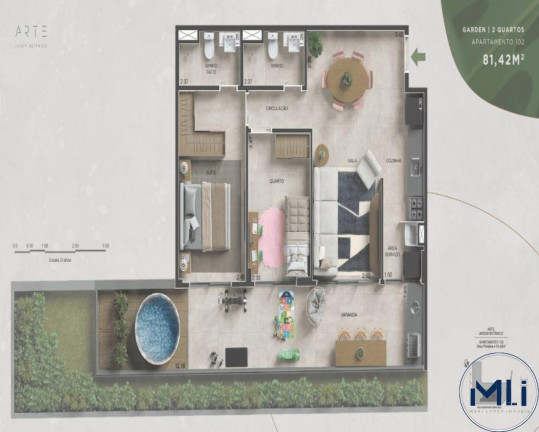 Imagem Imóvel com 3 Quartos à Venda, 117 m² em Jardim Botânico - Rio De Janeiro