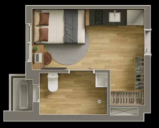 Imagem Imóvel com 1 Quarto à Venda, 55 m² em Vila Olímpia - São Paulo Imagem Imóvel com 1 Quarto à Venda, 55 m² em Vila Olímpia - São Paulo