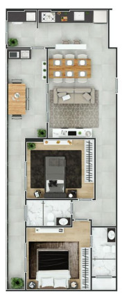 Imagem Apartamento com 2 Quartos à Venda, 84 m² em Canto Do Forte - Praia Grande