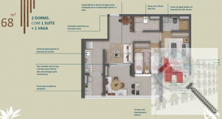Imagem Apartamento com 2 Quartos à Venda, 68 m² em Tatuapé - São Paulo