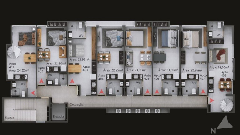 Imagem Loft com 1 Quarto à Venda, 22 m² em Intermares - Cabedelo