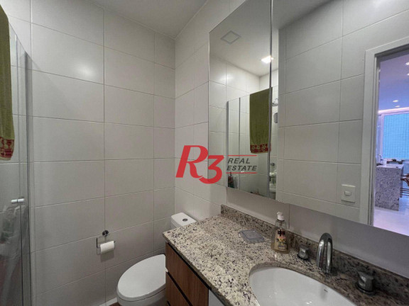 Imagem Apartamento com 2 Quartos para Alugar, 62 m² em Gonzaga - Santos