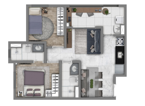 Imagem Apartamento com 2 Quartos à Venda, 60 m² em Vila Maria - São Paulo Imagem Apartamento com 2 Quartos à Venda, 60 m² em Vila Maria - São Paulo