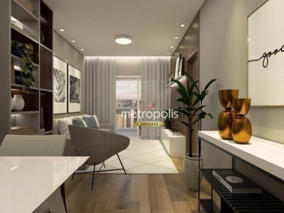 Imagem Apartamento com 2 Quartos à Venda, 58 m² em Osvaldo Cruz - São Caetano Do Sul