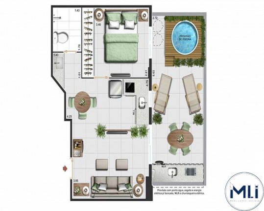 Imagem Imóvel com 1 Quarto à Venda, 49 m² em Copacabana - Rio De Janeiro