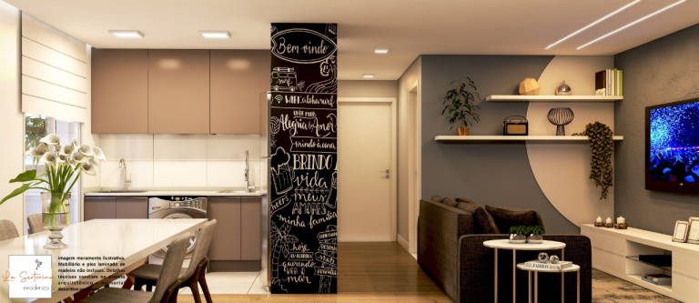 Apartamento com 3 Quartos à Venda, 64 m² em Desvio Rizzo - Caxias Do Sul