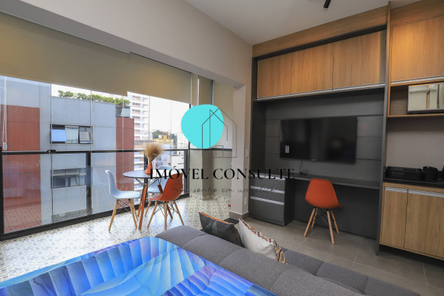 Imagem Apartamento com 1 Quarto para Alugar, 33 m² em Pinheiros - São Paulo