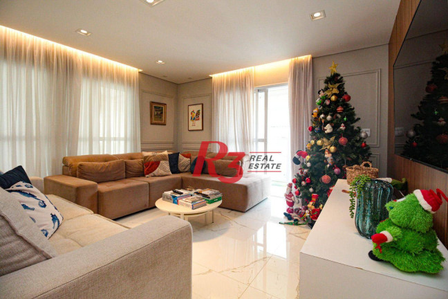 Imagem Apartamento com 4 Quartos à Venda, 234 m² em Embaré - Santos