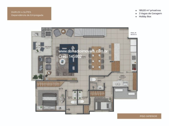Imagem Apartamento com 4 Quartos à Venda, 187 m² em Itacorubi - Florianópolis Imagem Apartamento com 4 Quartos à Venda, 187 m² em Itacorubi - Florianópolis