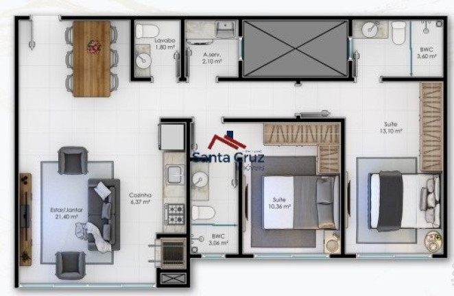 Imagem Apartamento com 2 Quartos à Venda, 99 m² em Ingleses Do Rio Vermelho - Florianópolis Imagem Apartamento com 2 Quartos à Venda, 99 m² em Ingleses Do Rio Vermelho - Florianópolis
