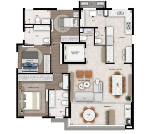 Imagem Apartamento com 3 Quartos à Venda, 129 m² em Cambuí - Campinas Imagem Apartamento com 3 Quartos à Venda, 129 m² em Cambuí - Campinas