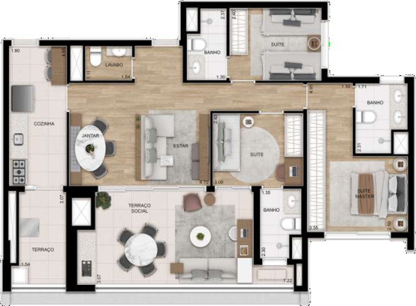 Imagem Apartamento com 3 Quartos à Venda, 109 m² em Tatuapé - São Paulo Imagem Apartamento com 3 Quartos à Venda, 109 m² em Tatuapé - São Paulo