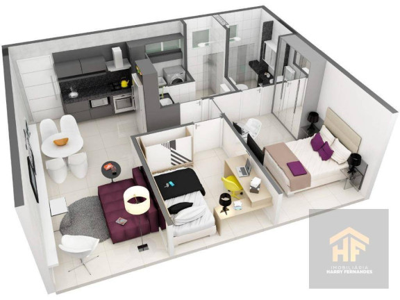 Imagem Apartamento com 2 Quartos à Venda, 47 m² em Boa Viagem - Recife Imagem Apartamento com 2 Quartos à Venda, 47 m² em Boa Viagem - Recife