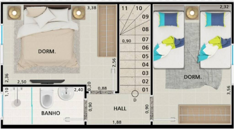 Imagem Sobrado com 2 Quartos à Venda, 54 m² em Vila Sonia - Praia Grande