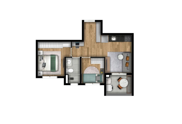 Imagem Apartamento com 1 Quarto à Venda, 27 m² em Santa Cecília - São Paulo