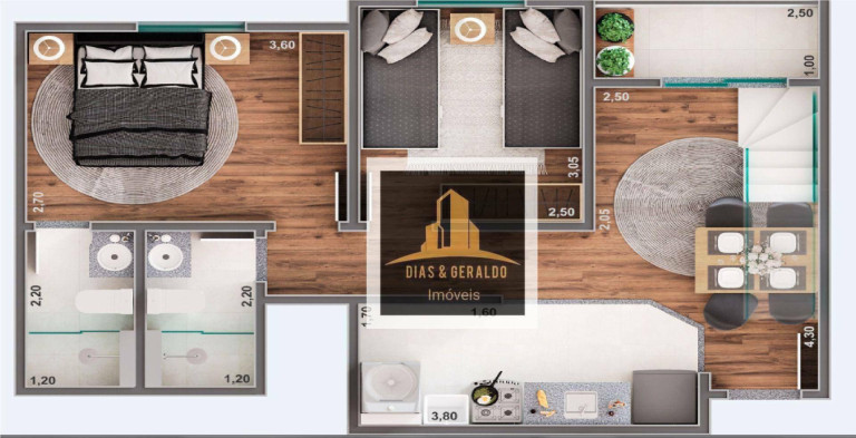 Imagem Cobertura com 2 Quartos à Venda, 106 m² em Parque Residencial Flamboyant - São José Dos Campos Imagem Cobertura com 2 Quartos à Venda, 106 m² em Parque Residencial Flamboyant - São José Dos Campos