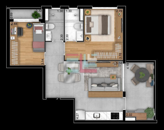 Imagem Imóvel com 2 Quartos à Venda, 68 m² em Saúde - São Paulo