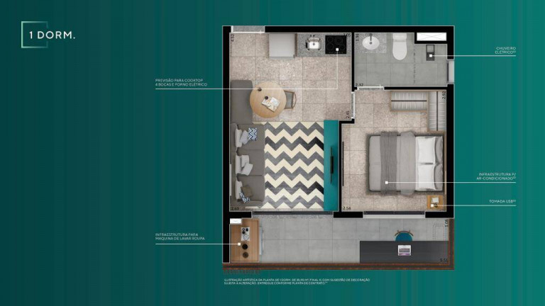 Imagem Apartamento com 1 Quarto à Venda, 29 m² em Campo Belo - São Paulo