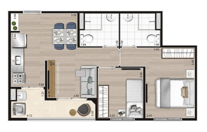 Imagem Apartamento com 2 Quartos à Venda, 41 m² em Vila Nova Mazzei - São Paulo