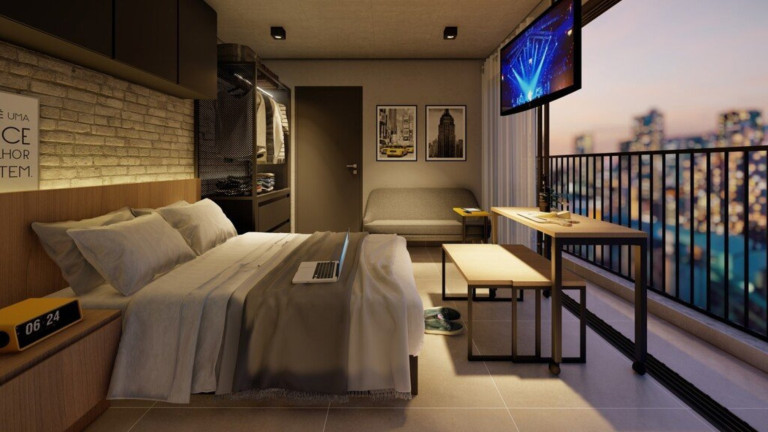 Imagem Imóvel com 1 Quarto à Venda, 24 m² em Santa Cecília - São Paulo