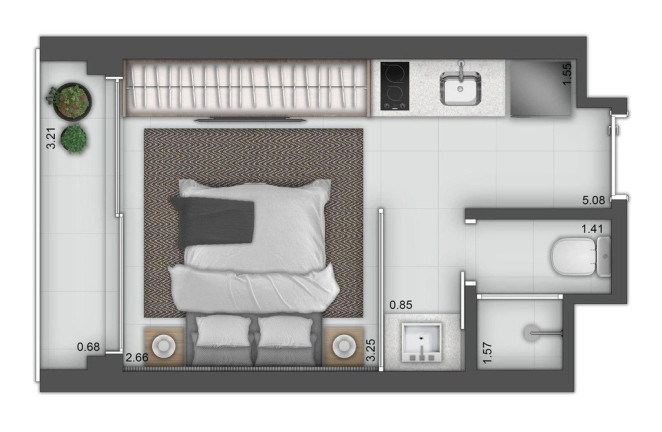 Imagem Imóvel com 1 Quarto à Venda, 20 m² em Vila Nova Conceição - São Paulo Imagem Imóvel com 1 Quarto à Venda, 20 m² em Vila Nova Conceição - São Paulo
