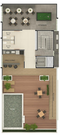 Imagem Apartamento com 2 Quartos à Venda, 53 m² em Bessa - João Pessoa