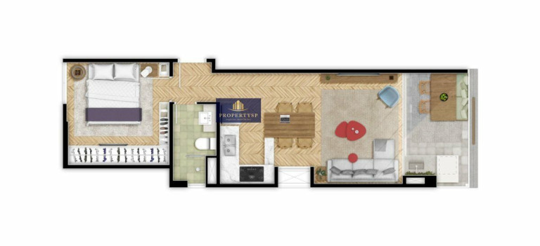 Imagem Apartamento com 1 Quarto à Venda, 47 m² em Pinheiros - São Paulo