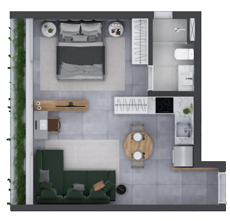 Imagem Apartamento à Venda, 53 m² em Itaim Bibi - São Paulo