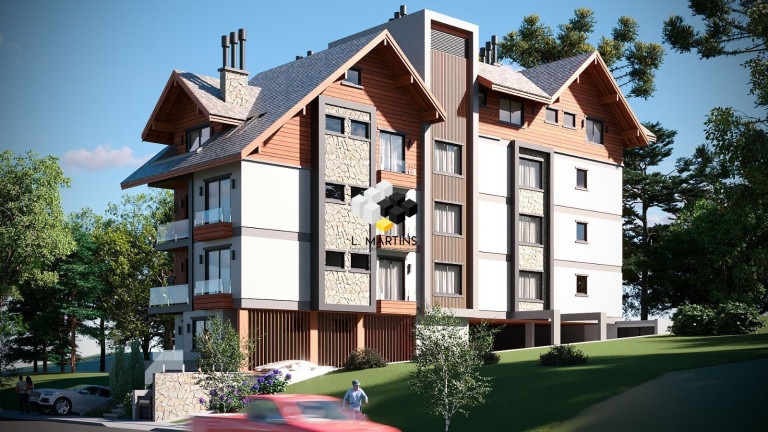 Imagem Apartamento com 1 Quarto à Venda, 48 m² em Centro - Gramado