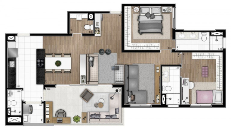 Imagem Apartamento com 3 Quartos à Venda, 172 m² em Perdizes - São Paulo